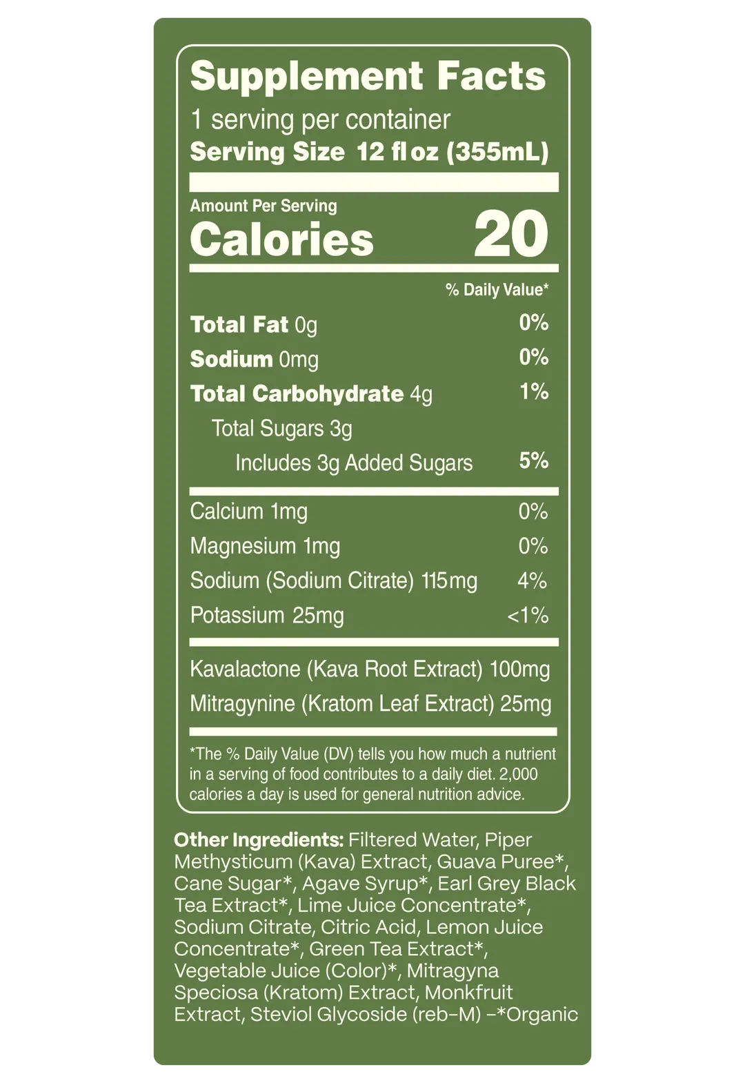 New Brew | Guava Euphoric Seltzer – Kratom & Kava Drink