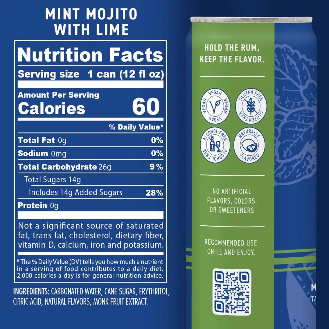 Better Than Booze | Non Alcoholic Mint Mojito with Lime Mocktail