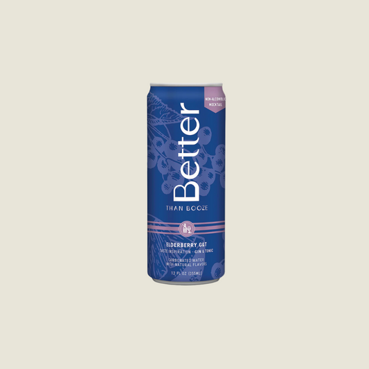 Better Than Booze | Non Alcoholic Elderberry G&T