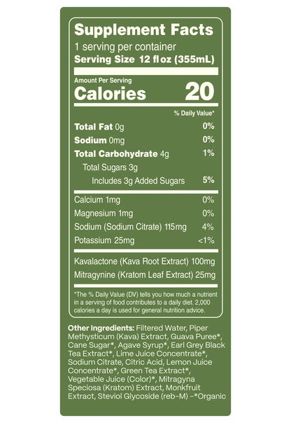 New Brew | Guava Euphoric Seltzer – Kratom & Kava Drink