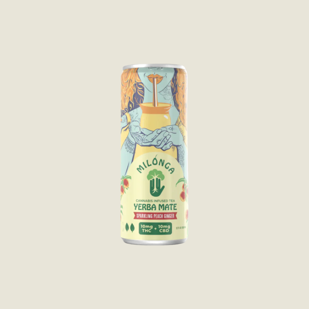 Milonga | Peach - Ginger Yerba Mate 10mg